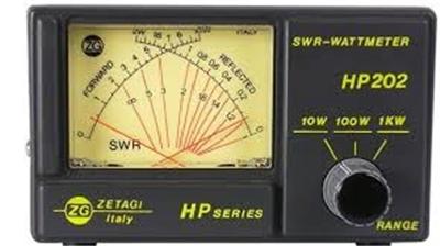 <ul>
	<li>
		Zetagi HP-202 SWR/Power Meter</li>
	<li>
		Direct Reading of&nbsp; forward and reflected power without any setting</li>
	<li>
		Cross Needle Metering</li>
	<li>
		Frequency Range 26-30 MHz</li>
	<li>
		Impedance 50 Ohm</li>
	<li>
		Max Power 2KW SSB</li>
	<li>
		Dimensions 130 x 140 x 80 mm</li>
	<li>
		Weight 0.65 Kg</li>
</ul>
<p>
	&nbsp;&nbsp;&nbsp;&nbsp;&nbsp;&nbsp;&nbsp;&nbsp; PRICE &euro;80</p>
