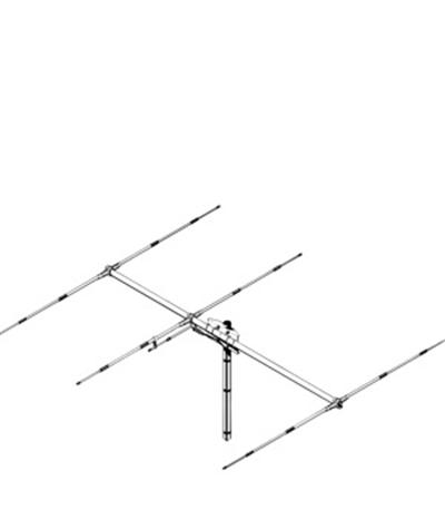 <p>
	&ndash; Base station antennas<br />
	&ndash; Directional, High-gain<br />
	&ndash; Horizontal polarization<br />
	&ndash; High power handling capability<br />
	&ndash; Elements equipped whit waterproof jointing sleeve<br />
	&ndash; Made of aluminium alloy 6063 T-832<br />
	&ndash; Type: 3 element Yagi antenna<br />
	&ndash; Frequency range: tunable from 26.5 to 30 MHz<br />
	&ndash; Gain: 8.5 dBd, 10.65 dBi<br />
	&ndash; Bandwidth @ SWR &le; 2: &ge; 1200 KHz @ 26.5 MHz<br />
	&ndash; Max. power:<br />
	1000 Watts (CW) continuous<br />
	3000 Watts (CW) short time<br />
	&ndash; Connector: UHF-female</p>
<p>
	&ndash; Materials: Aluminium, Zamak, Zinc plated steel<br />
	&ndash; Dimensions (approx.): 5942x2710x100 mm / 19.5&times;8.9&times;0.3 ft<br />
	&ndash; Weight (approx.): 4700 gr / 10.4 lb<br />
	&ndash; Mounting mast: &Oslash; 35-50 mm / &Oslash; 1.4-1.9 in</p>
<p>
	PRICE &euro;179</p>
