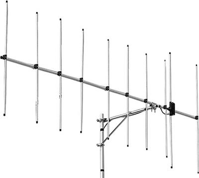 <h1 align="center">
	A144S10 Base Station Yagi</h1>
<table border="0" cellpadding="3" cellspacing="1" width="100%">
	<tbody>
		<tr>
			<td colspan="2">
				<font size="-2">Super High Gain </font><br />
				<font color="RED" size="-2">&bull;</font> <font size="-2">Easy Assembly </font><br />
				<font color="RED" size="-2">&bull;</font> <font size="-2">Great for base or portable use.</font><br />
				<font color="RED" size="-2">&bull;</font> <font size="-2">Quality Construction</font><br />
				<font color="RED" size="-2">&bull;</font> <font size="-2">Factory adjusted &ndash; no tuning required.</font></td>
		</tr>
		<tr>
			<td colspan="2">
				&nbsp;</td>
		</tr>
		<tr>
			<td width="36%">
				<font color="RED" size="-2"><b>Specifications:</b></font></td>
			<td width="64%">
				&nbsp;</td>
		</tr>
		<tr>
			<td width="36%">
				<font size="-2">Power Rating:</font></td>
			<td width="64%">
				<font size="-2">50 watts</font></td>
		</tr>
		<tr>
			<td width="36%">
				<font size="-2">Frequency:</font></td>
			<td width="64%">
				<font size="-2">144-148 MHz</font></td>
		</tr>
		<tr>
			<td width="36%">
				<font size="-2">Band:</font></td>
			<td width="64%">
				<font size="-2">2m Yagi (10 element)</font></td>
		</tr>
		<tr>
			<td width="36%">
				<font size="-2">Connector:</font></td>
			<td width="64%">
				<font size="-2">UHF</font></td>
		</tr>
		<tr>
			<td width="36%">
				<font size="-2">Gain:</font></td>
			<td width="64%">
				<font size="-2">11.6 dBi</font></td>
		</tr>
		<tr>
			<td width="36%">
				<font size="-2">Weight:</font></td>
			<td width="64%">
				<font size="-2">2.4 lbs.</font></td>
		</tr>
		<tr>
			<td width="36%">
				<font size="-2">Dimensions:</font></td>
			<td width="64%">
				2.13m x 1.09 x 0.73 m</td>
		</tr>
		<tr>
			<td width="36%">
				<font size="-2">Max Wind Resistance:</font></td>
			<td width="64%">
				<font size="-2">80 MPH</font></td>
		</tr>
	</tbody>
</table>
<p>
	PRICE &euro;99</p>

