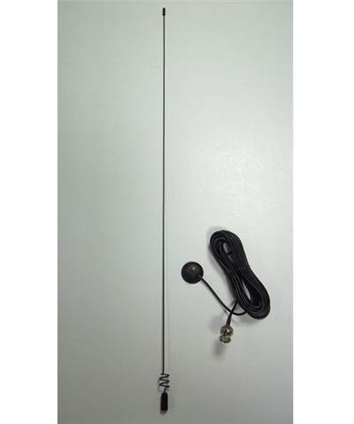 <p>
	A (25mm) diameter Magnetic Base antenna suitable for receiving the Airband VHF frequencies with RG174 coaxial cable and terminated with a BNC connector.</p>
<p>
	The antenna is 57cm long and length of the cable is 5m.</p>
<p>
	PRICE &euro;25</p>
