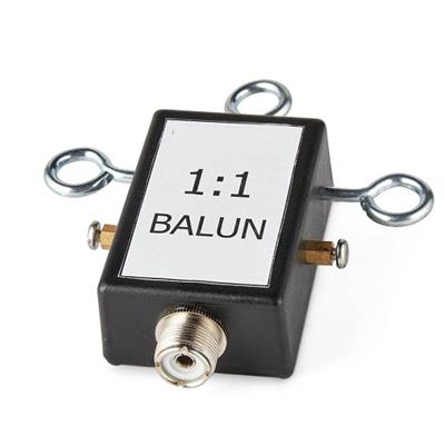 <div class="value">
	<p>
		1:1 Current Balun</p>
	<p>
		<strong>Key Features/Specifications:</strong></p>
	<ul>
		<li>
			Frequency: 1-30MHz</li>
		<li>
			Power: 400 Watts</li>
		<li>
			Impedance: 50 Ohms</li>
		<li>
			Connection: SO239 for cable 2 x brass terminals for wire</li>
	</ul>
	<p>
		&nbsp;&nbsp;&nbsp;&nbsp;&nbsp;&nbsp;&nbsp;&nbsp; PRICE &euro;40</p>
</div>
<p>
	&nbsp;</p>
