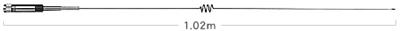 <p class="pro_tt">
	NR770H:&nbsp;144/430MHz(2m/70cm) ,300MHz band receiving only</p>
<p>
	Length:1.02m&nbsp;/&nbsp;Weight:250g<br />
	Gain:2.15dBi(144MHz),5.5dBi(430MHz)&nbsp;/&nbsp;Max.power rating:200W FM(Total)<br />
	Impedance:50ohms&nbsp;/&nbsp;VSWR:Less than 1.5:1&nbsp;/&nbsp;Connector:SO239<br />
	Type:1/2wave radialless(144MHz),2x5/8wave radialless(430MHz)</p>
<p>
	PRICE &euro;40</p>
