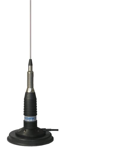 <p>
	Supplied with a strong stainless steel spring 17/7 PH tapered stainless steel whip, standard connection PL259 and 3.6 metres of RG58 cable</p>
<p>
	<strong>Key Features/Specifications:</strong></p>
<ul>
	<li>
		&nbsp;CB &amp; 10m Mobile Antenna tunable from 27 to 28.5 MHz&nbsp;</li>
	<li>
		Comes with Magmount</li>
	<li>
		Protection from static discharges DC-ground</li>
	<li>
		17/7 PH tapered stainless steel whip</li>
	<li>
		Impedance: 50 ohm unbalanced</li>
	<li>
		Radiation (H-plane): 360deg omnidirectional</li>
	<li>
		Polarization: vertical</li>
	<li>
		Bandwidth at S.W.R. 2:1: 1340 KHz</li>
	<li>
		S.W.R. at res. freq.: = 1.2</li>
	<li>
		Max. power: 300 Watts (CW) continuous 900 watts (CW) short time</li>
	<li>
		Connector: UHF-male (PL 259)</li>
	<li>
		Cable length / Type: 3.6 m / RG 58</li>
</ul>
<p>
	&nbsp;&nbsp;&nbsp;&nbsp;&nbsp;&nbsp;&nbsp;&nbsp;&nbsp;&nbsp;&nbsp; PRICE &euro;60</p>
<p>
	&nbsp;</p>
