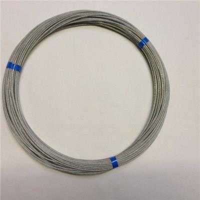 <p>
	50M of stainless steel&nbsp; multistrand wire coated with a pvc coating.</p>
<p>
	Ideal for making up wire&nbsp; or quad aerials.</p>
<p>
	Extremely strong.</p>
<p>
	Easy to solder with or without plumbers flux.</p>
<p>
	Diameter 2.25mm.</p>
<p>
	<strong>PRICE &euro;40</strong></p>
<p>
	&nbsp;</p>
