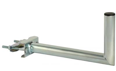 <ul>
	<li>
		Ideal for top of a mast</li>
	<li>
		galvanized steel</li>
	<li>
		depth/height: 350 mm / 200 mm</li>
	<li>
		diameter: 42 mm</li>
	<li>
		base made of 3 mm steel plate</li>
	<li>
		mounted to vertical pipe/railing up to 70 mm diameter</li>
	<li>
		fixed with two screws with oval heads (M10, wrench no. 17)</li>
	<li>
		vertical tube of the mount is plugged to prevent water from leaking in.</li>
</ul>
<p>
	&nbsp;&nbsp;&nbsp;&nbsp;&nbsp;&nbsp;&nbsp;&nbsp;&nbsp;&nbsp; PRICE &euro;25</p>
<p>
	&nbsp;</p>
