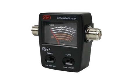 <div class="tab_page" id="tab_pictures">
	Compact SWR and Watt meter for the CB and 10 meter band.<br />
	<br />
	Features:<br />
	<ul>
		<li>
			Clear analogue meter</li>
		<li>
			Direct read out without calibration</li>
		<li>
			Low insertion loss structure, can be connected permanently in your setup<br />
			<br />
			Specifications:</li>
		<li>
			Frequency range: 26-30 MHz</li>
		<li>
			Measurable power range: 0-1000W (10/100/1000W switch)</li>
		<li>
			Maximum power: 1000W</li>
		<li>
			Accuracy 10W range: +/- 10% (AVG)</li>
		<li>
			Accuracy 100/1000W range: +/- 5% (AVG)</li>
		<li>
			Minimum power for measurement: 3W</li>
		<li>
			Insertion loss: 0.3 dB or lower</li>
		<li>
			Testing functions: Forward, SWR</li>
		<li>
			Impedance: 50 Ohm</li>
		<li>
			Dimensions (W x H x D): 70 x 78 x 30 mm</li>
		<li>
			Weight: 175 gram</li>
		<li>
			Connectors: 2x SO-239 (UHF-female)</li>
	</ul>
	<p>
		&nbsp;&nbsp;&nbsp;&nbsp;&nbsp;&nbsp;&nbsp;&nbsp;&nbsp;&nbsp;&nbsp; PRICE &euro;5O</p>
	<p>
		&nbsp;</p>
</div>
<p>
	&nbsp;</p>
