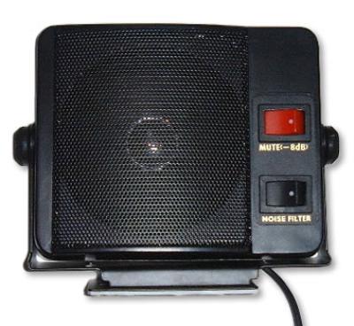 <p>Extension speaker with mute switch and noise filter ideal for scanners cb and general receivers.</p>
<p>
<h3>PRICE &euro;25</h3>
<h3>&nbsp;</h3>
</p>