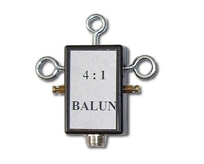 <div class="value">
	<p>
		4:1 Current Balun</p>
	<p>
		<strong>Key Features/Specifications:</strong></p>
	<ul>
		<li>
			Frequency: 1-30MHz</li>
		<li>
			Power: 400 Watts</li>
		<li>
			Impedance: 50 Ohms</li>
		<li>
			Connection: SO239 for cable 2 x brass terminals for wire</li>
	</ul>
	<p>
		&nbsp;&nbsp;&nbsp;&nbsp;&nbsp;&nbsp;&nbsp; PRICE &euro;40</p>
</div>
<p>
	&nbsp;</p>
