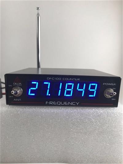 <p>
	<strong>FEATURES, FUNCTIONS AND SPECIFICATIONS:</strong><br />
	&bull; Frequency Range: 0.5 MHz - 50MHz<br />
	&bull; Resolution: 100 Hz<br />
	&bull; Stability: +0.01 PPM at 25&deg;C<br />
	&bull; Display: Digits Super Bright Blue LED</p>
<p>
	<br />
	<strong>External Input:</strong><br />
	&bull; Sensitivity: 0.1 - 1V Max<br />
	&bull; RF Signal: Direct Reading<br />
	&bull; Power Supply: DC 13.8V + 5% Negative Ground</p>
<p>
	Max in 500 watts</p>
<p>
	BACK IN STOCK</p>
<p>
	PRICE &euro;175</p>
<p>
	&nbsp;</p>
