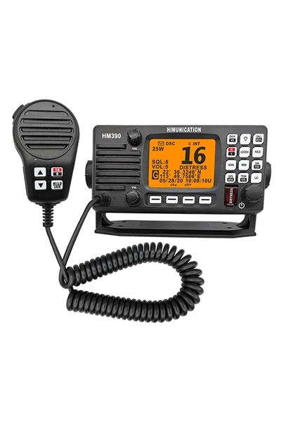 <div class="tab_page" id="tab_pictures">
	The HM390 is a new generation VHF Marine Band DSC Class-D radio and integrated GPS receiver.<br />
	The HM390 marine radio is equipped with a large LCD monitor which shows clearly all data from most viewing angles and conditions.<br />
	Standard with features like ATIS, FOG anchor alarm, MOB function and more. Simple and easy to operate, almost all functions are accessible by using only 4 buttons.<br />
	Slim and compact design which makes it easy to install with the supplied materials. Despite the compact size the radio is equipped with a large loudspeaker.<br />
	<br />
	Features<br />
	<ul>
		<li>
			Slim and compact design</li>
		<li>
			Quick heat dissipation</li>
		<li>
			ATIS</li>
		<li>
			Real Class D DSC approved (MMSI option)</li>
		<li>
			MOB alert (Man-Overboard)</li>
		<li>
			Loud and clear audio, with hailer and external speaker support</li>
		<li>
			Two potentiometers to control volume and squelch</li>
		<li>
			NMEA0183 compatible</li>
		<li>
			Channel 31 and 37 pre-programmed</li>
		<li>
			Waterproof IP67</li>
		<li>
			1 or 25 Watt output power, this can vary per channel and regulations</li>
		<li>
			Dual- and Tri-watch</li>
		<li>
			Large LCD with full dot matrix display</li>
		<li>
			Built-in GPS receiver<br />
			<br />
			Specifications</li>
		<li>
			TX Frequency: 156.025--157.425 MHz</li>
		<li>
			RX Frequency: 156.300--162.000 MHz</li>
		<li>
			Digital Selectivity Calling (DSC): Class-D with dual receiver</li>
		<li>
			Channel spacing: 25kHz</li>
		<li>
			Channel banks: INT/USA/Canadian (selectable by software)</li>
		<li>
			Modulation mode: FM (16K0G3E), DSC/ATIS (16K0G2B)</li>
		<li>
			Antenna impedance: 50 Ohm (nominal)</li>
		<li>
			Power supply: 13.8V DC</li>
		<li>
			Sensitivity at 12dB SINAD: ?-5 dB?V (EMF)</li>
		<li>
			Squelch sensitivity: ?-5 dB&micro; (EMF)</li>
		<li>
			Audio output power: 5W @ 4 Ohm</li>
		<li>
			Audio Power Output (hailer): 20W @ 4 Ohm</li>
		<li>
			Audio Distortion: 5%</li>
		<li>
			RF Output power: 1 / 25 Watt</li>
		<li>
			Harmonic Emissions: 0.25&micro;W</li>
		<li>
			Current drain, Standby / TX (high) / RX: 0.5A / 6A / 1A (@ 13.8V)</li>
		<li>
			Maximum frequency deviation: &plusmn;5.0kHz</li>
		<li>
			Local Oscillator mode: PLL</li>
		<li>
			Ambient operating temperatures: -15?C to +55?C</li>
		<li>
			Waterproof index: IP67</li>
		<li>
			Compass safe distance: 0.8m</li>
		<li>
			Buddy list: 20/50/100</li>
		<li>
			Private channels: 99<br />
			<br />
			Communication networks</li>
		<li>
			Communication ports: NMEA0183</li>
		<li>
			NMEA input (receive): RMC, GGA, GLL, ZDA, VTG, GSV</li>
		<li>
			NMEA output (transmit): DSC (for DSC call), DSE (for enhanced position) AIVDM (AIS)<br />
			<br />
			AIS Receiver</li>
		<li>
			Frequency: 161.9750 MHz / 162.025 MHz</li>
		<li>
			Number of Channels: (2) Dual Channels<br />
			<br />
			Dimension and Weight</li>
		<li>
			Fixed unit dimensions (L/W/H): 210 mm x 111 mm x 57 mm</li>
		<li>
			Fixed unit dimensions on mounting bracket (L/W/H): 216 mm x 134 mm x 57 mm</li>
		<li>
			Fixed unit weight: 1.2 kg<br />
			<br />
			GPS</li>
		<li>
			Channels: 56</li>
		<li>
			Sensitivity: Tracking:-161dBm / Reacquisition:-160dBm / Cold start:-147dBm</li>
		<li>
			Cold start/ Hot start: 60 seconds, average / 40 second, average<br />
			<br />
			<br />
			PRICE &euro;249</li>
	</ul>
</div>
<p>
	&nbsp;</p>
