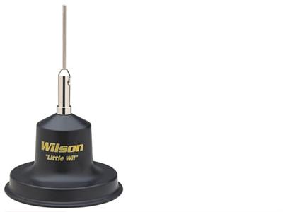 <h4>
	Little Wil Magnet Mount Antenna</h4>
<h5>
	&nbsp;</h5>
<h3>
	The perfect choice in a short antenna with maximum performance.</h3>
<ul class="product_details">
	<li>
		Large 10 oz. magnet</li>
	<li>
		300 Watts Power handling capability (ICAS)</li>
	<li>
		Made with high impact thermoplastic</li>
	<li>
		Heavy-duty coil uses 14 gauge copper wire</li>
	<li>
		Low loss coil design</li>
	<li>
		36&quot; 17-7 PH stainless steel whip</li>
	<li>
		Total lheight 1.07 metres</li>
	<li>
		<strong>PRICE &euro;79</strong></li>
</ul>
