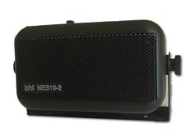 <h4>
	<span class="prefix"><i>New improved NES10-2MK4 with increased audio power and the latest bhi DSP noise cancelling technology </i></span></h4>
<p>
	<span class="prefix"><i><strong><strong><em>New&nbsp;</em></strong></strong>The bhi <strong>NES10-2MK4</strong> amplified DSP noise cancelling speaker removes noise and interference from noisy speech signals enabling you to have a much more enjoyable listening experience.&nbsp; The speaker is compact and easy to use and incorporates the latest high performance bhi DSP noise cancelling technology. The three position switch on the top of the speaker controls the following functions; &ldquo;Off&rdquo; (audio bypass), &ldquo;On&rdquo; (amplified audio) and &ldquo;DSP&rdquo; (noise cancelling on). The speaker has a quality 5W audio amplifier with DSP noise cancelling from 8 to 40dB over 8 user selectable levels, and tone reduction up to 65dB. &nbsp;The <strong>NES10-2MK4 </strong>requires 10 to 18V DC (500mA). The speaker has an integral 2m audio lead terminated with a 3.5mm mono jack plug and comes with a sturdy metal mounting bracket. &nbsp;There is a 3.5mm mono headphone socket on the side for listening with headphones. The <strong>NES10-2MK4</strong> speaker is supplied with a rotary filter select knob, two fixing screws, 4 self-adhesive rubber feet, 1 x 1030-FPL fused DC power lead and user manual.<br />
	<br />
	The <strong>NES10-2MK4 </strong>DSP noise cancelling speaker is suitable for use in a wide range of radio communication applications across all radio frequencies, and is particularly effective for improving the voice quality in amateur radio and shortwave listening. The speaker can be used in a base station base station environment or used mobile in a vehicle.</i></span></p>
<p>
	<span class="prefix"><i>The power &ldquo;On&rdquo; LED illuminates red when power is applied and changes to green when the noise cancellation is active. The overload LED lights if the audio input is overloading the speaker.&nbsp; The output level control allows you to adjust the audio output to suit your setup.</i></span></p>
<p class="uk-article-lead uk-margin-bottom-remove">
	Features</p>
<ul>
	<li>
		Fully adaptive DSP noise cancelling 8 to 40dB</li>
	<li>
		Up to 65dB tone reduction</li>
	<li>
		Function switch for audio bypass, audio on and DSP on</li>
	<li>
		8 user selectable filter levels</li>
	<li>
		5 Watts audio (adjustable)</li>
	<li>
		LED indication of power on, filter on and audio overload</li>
	<li>
		3.5mm mono headphone socket</li>
	<li>
		Compact robust speaker housing</li>
	<li>
		Easy to install with adjustable metal mounting bracket</li>
	<li>
		10 to 18V DC operation</li>
</ul>
<h3>
	&nbsp;</h3>
<h3>
	PRICE &euro;179</h3>
<p>
	&nbsp;</p>

