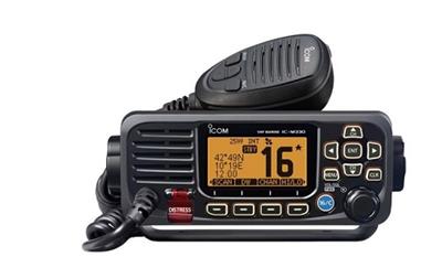 <p>
	<strong>Compact VHF/DSC Marine Transceiver</strong></p>
<p>
	The engineering department at Icom have done it again and produced one of the smallest fixed VHF/DSC radios in the world. The IC-M330GE&rsquo;s front face is so compact that it matches the size of a modern smartphone. However, despite its small size, the IC-M330GE has all the hallmarks of Icom&#39;s stylish design, ease of use and performance.</p>
<p>
	<b>Ultra Compact Body, Flexible Installation</b><br />
	The compact IC-M330GE measures only 156.5 (W) &times; 66.5 (H) &times;110.1 (D) mm, making it 35% smaller than previous IC-M323G/423G models (see comparison on the right.) This makes it ideal for a cockpit where space is limited.</p>
<p>
	<b>Intuitive User Interface </b><br />
	A combination of the directional keypad and soft keys provides simple, smooth operation. Most used functions are assigned to soft keys for quick one push function access.</p>
<p>
	<b>New Speaker Delivers Dynamic, Clear Audio</b><br />
	A newly designed speaker delivers distortion-free clear audio even at full volume. It provides dynamic and clear audio over a wide bass and treble range.</p>
<p>
	<b>Class-Leading Receiver Performance</b><br />
	The IC-M330GE&rsquo;s receiver provides reliable communication in RF busy environment like a marina. (Selectivity and IMD: more than 70 dB)</p>
<p>
	<b>Built-in Class D DSC</b><br />
	The radio monitors CH 70 continuously, even while you are receiving another channel. DSC functions include distress, individual, group, all ships, urgency, safety, position request/report, polling request and DSC test calls.</p>
<p>
	<b>Built in GPS Receiver and External GPS Antenna</b><br />
	The GPS receiver provides your location, bearing and speed by using information from GPS, GLONASS and SBAS. The acquired position information can be used for DSC calls. An external GPS antenna is supplied to maximise coverage.</p>
<p>
	IC-M330GE is the first Icom fixed marine VHF radio that complies with the latest maritime ITU standard &quot;ITU-R M493-14&quot; this standard, in essence, requires an external GPS antenna. ITU-R M493-14 will be compulsory from November 2018. All maritime class D fixed radios from all manufacturers will need to comply after this date.</p>
<p>
	<b>And More</b><br />
	&bull; IPX7 waterproof (1 m depth of water for 30 minutes)<br />
	&bull; AquaQuake&trade; prevents audio degradation from a water-logged speaker<br />
	&bull; Common NMEA interface for external GPS/NAV connection<br />
	&bull; MA-500TR Class B AIS transponder compatible<br />
	&bull; Tag scan and favourite channel functions<br />
	&bull; Dual/tri-watch function for monitoring CH16 and/or call channel<br />
	&bull; Priority scan function<br />
	&bull; Display and keypad backlighting<br />
	&bull; External speaker connection<br />
	&bull; 3-digit or 4-digit channel display selectable</p>
<p>
	PRICE &euro;309</p>
