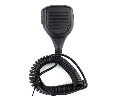 <div class="tab_page" id="tab_pictures" style="margin-top: 30px; display: block;">
	Specifications:<br />
	<ul>
		<li>
			Water-resistant (IP 54)</li>
		<li>
			The microphone may be secured to the users lapel or shoulder</li>
		<li>
			Comfortable holding</li>
		<li>
			With a stainless clip on the back.</li>
		<li>
			Solid, strong, and durable cable.</li>
		<li>
			Available for Icom Motorola Kenwood radios.<br />
			<br />
			Speaker:</li>
		<li>
			Speaker size: 45mm</li>
		<li>
			Sound pressure level: 94dB &plusmn;3dB</li>
		<li>
			Impedance: 8 &Omega; &plusmn; 15%</li>
		<li>
			Audio output :2W<br />
			<br />
			Microphone:</li>
		<li>
			Type: Electret microphone</li>
		<li>
			Microphone size: 6.0*2.7mm</li>
		<li>
			Frequency response: 20-16000 HZ</li>
		<li>
			Sensitivity: -40dB&plusmn; 2dB</li>
		<li>
			Impedance: 2.2K &Omega;</li>
	</ul>
</div>
<p>
	&nbsp;</p>
