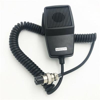 <p>
	A 4pin dynamic mic for the following CB radios.</p>
<div>
	<font size="4" style="font-family:Arial">Superstar 3900 ,120 ,360, </font></div>
<div>
	<font size="4" style="font-family:Arial">Cobra 19 GTL, 7DX ,25 GALAXY SATURN, Magnum S9 ,S6, </font></div>
<div>
	<font size="4" style="font-family:Arial">President&nbsp; VEEP. </font></div>
<div>
	<font size="4" style="font-family:Arial">TTI TCB 550,</font></div>
<div>
	<font size="4" style="font-family:Arial">Midland 200, </font></div>
<div>
	<font size="4" style="font-family:Arial">Maxon CM10,</font></div>
<div>
	<font size="4" style="font-family:Arial">Legend 1,</font></div>
<div>
	<font size="4" style="font-family:Arial">Jopix Icaria </font></div>
<div>
	<font size="4" style="font-family:Arial">Dirland 40 AM.</font></div>
<div>
	&nbsp;</div>
<div>
	<font size="4" style="font-family:Arial">PRICE &euro;25</font></div>
